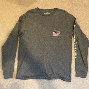 Vineyard vines gray long sleeve